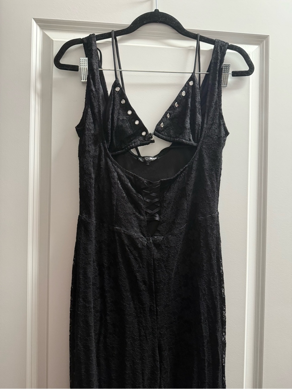Fashion Nova Lace Jumpsuit - Picture 2 of 6